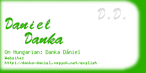 daniel danka business card